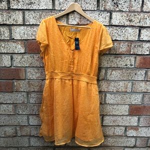 NWT Abercrombie & Fitch Yellow Floral Sundress XL